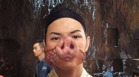 他是《西游降魔篇》里的"猪刚鬣",卸完妆才发现颜值不输小鲜肉