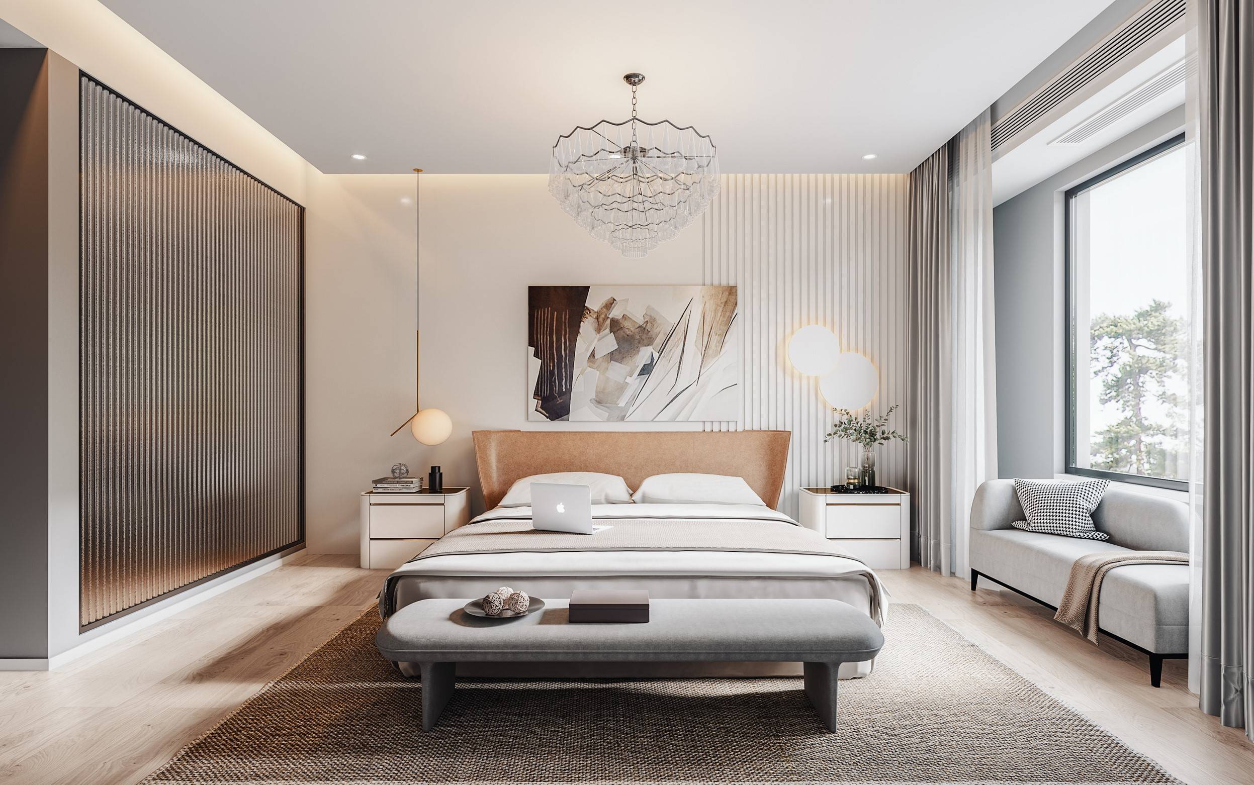 连续舍际这些精心力作的现代轻奢卧室不看别后悔