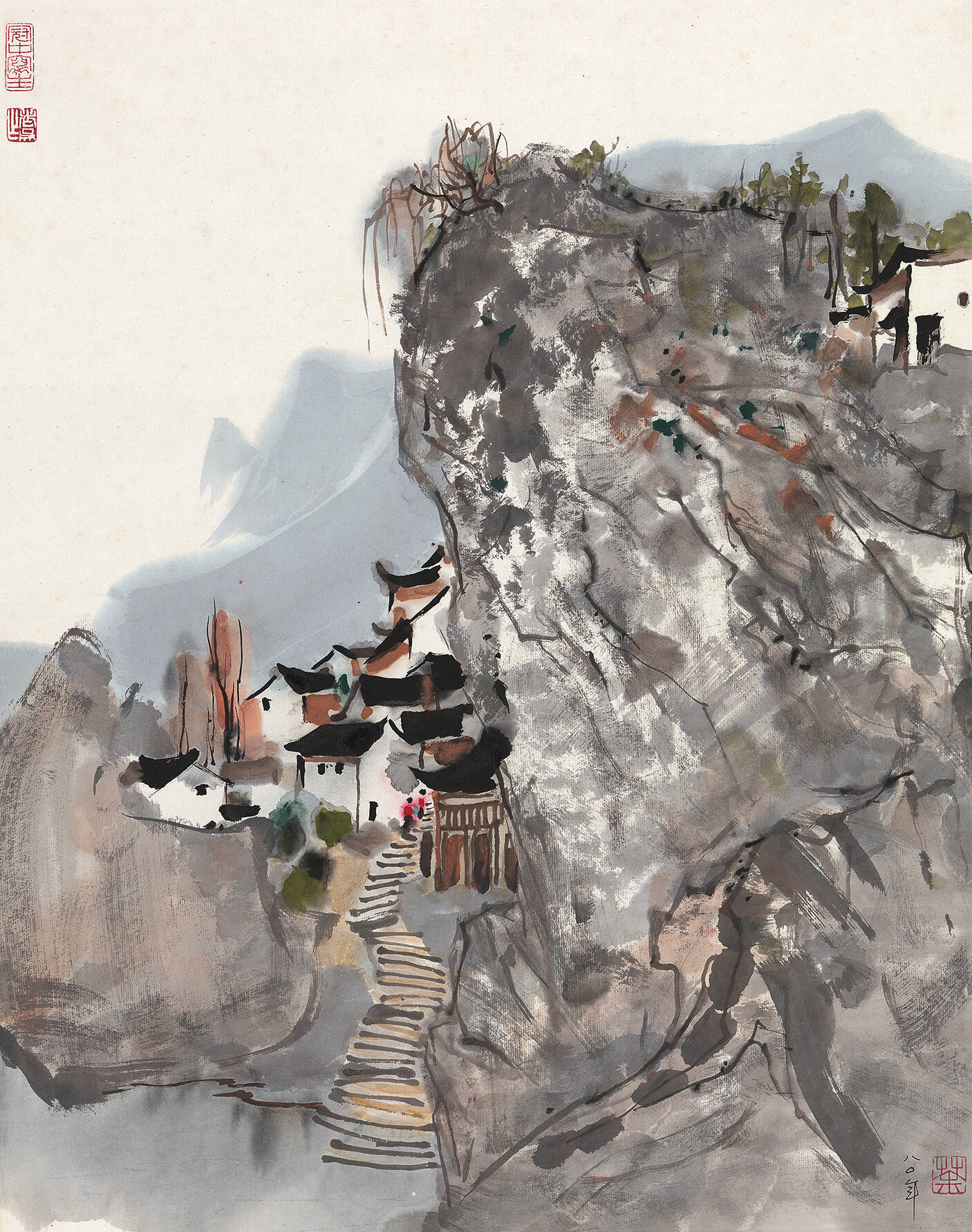 吴冠中经典作品欣赏(一)