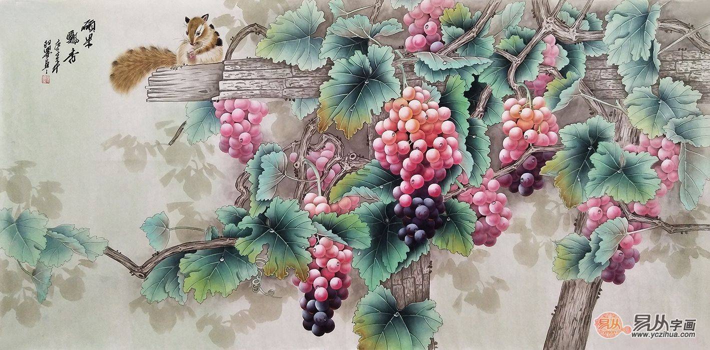 《春华秋实》 净尺寸(64*64cm)