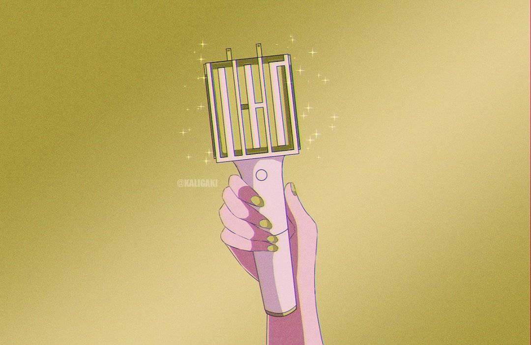 原创卡通动漫版的韩团应援棒路人除了exo的其他都不认识