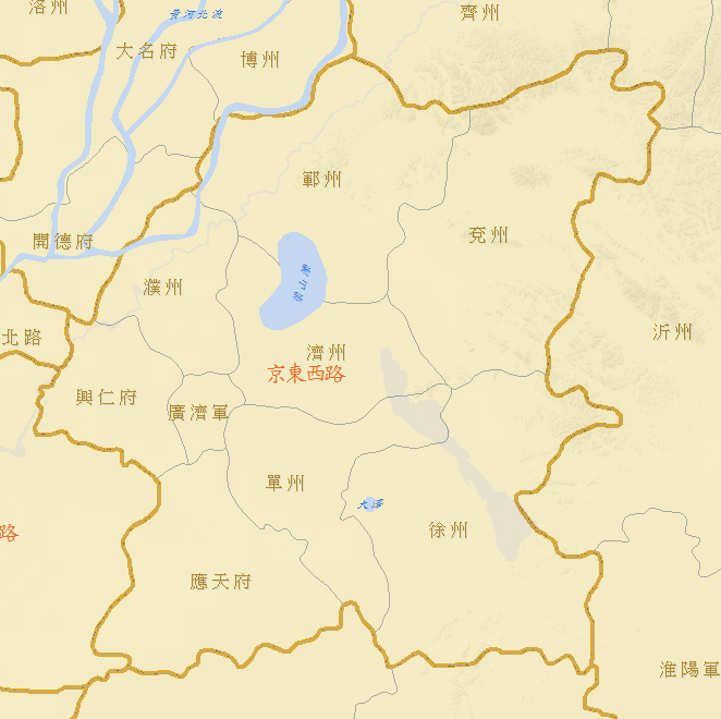 北宋京西北路地图图片