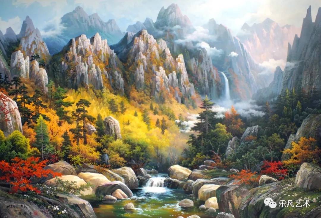 北宋山水画理论家《山水训》有云:"真山之烟岚,四时不同,春山淡冶而如