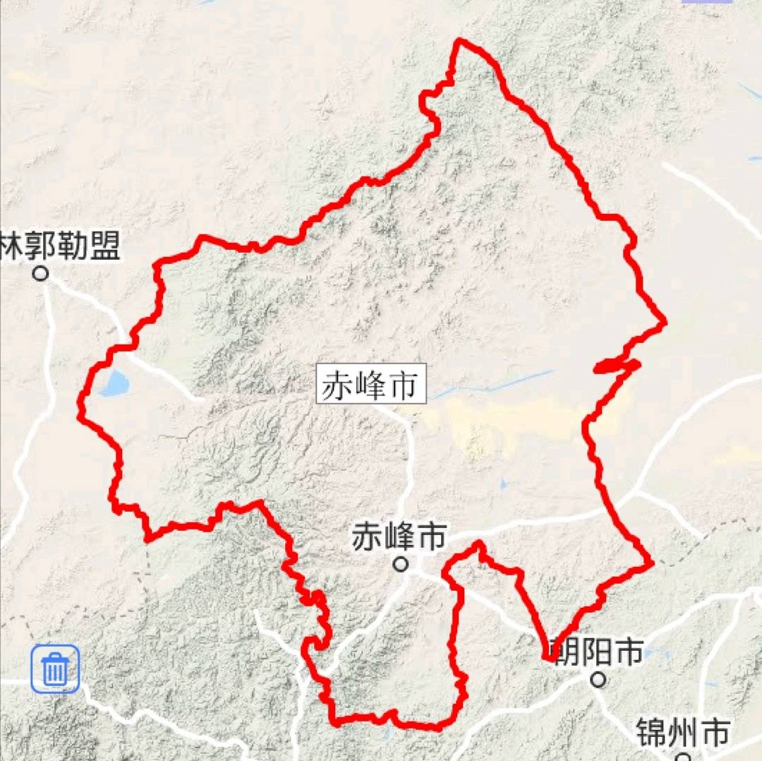 赤峰朝阳地图图片