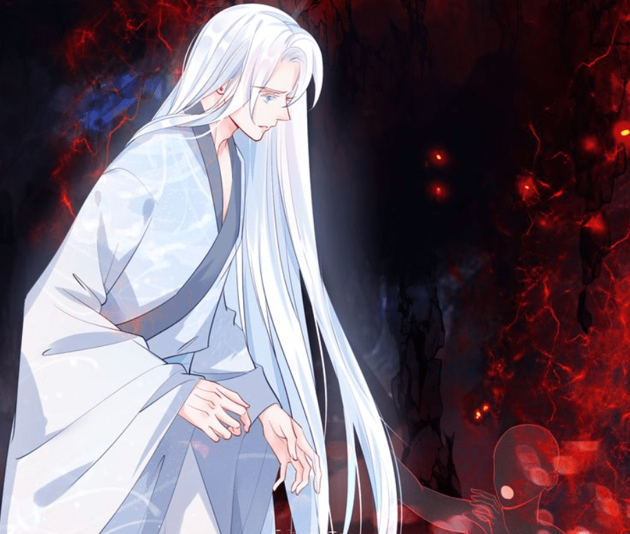 原创魔尊要抱抱漫画夜漓穿红衣让人惊艳高甜剧情老父亲来搅局