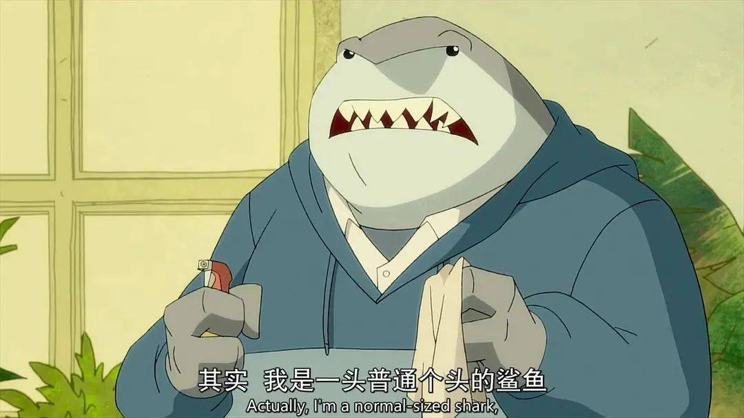 上图:《哈莉·奎茵》中的鲨鱼王下图:《x特遣队:全员集结》中的鲨鱼王