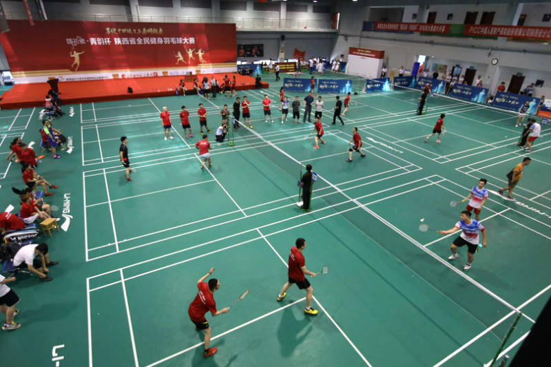 世锦赛冠军陈金空降西安"国花瓷·青韵杯"陕西省全民健身羽毛球大赛