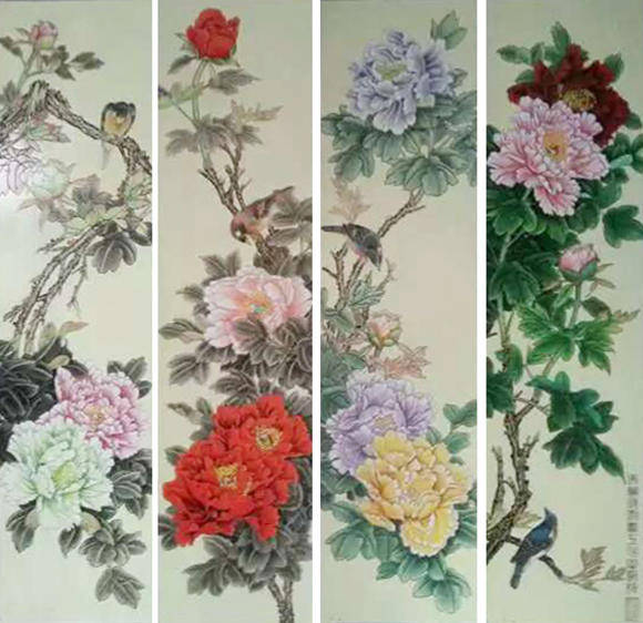 画家耿庆荣作品鉴赏笔触洒脱清新脱俗