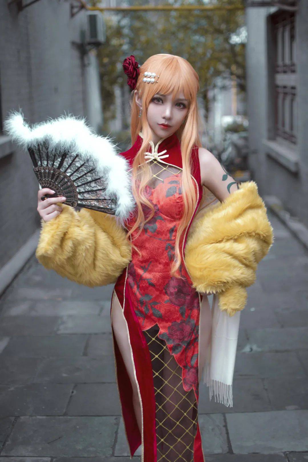 cos:海贼王·娜美·国风旗袍