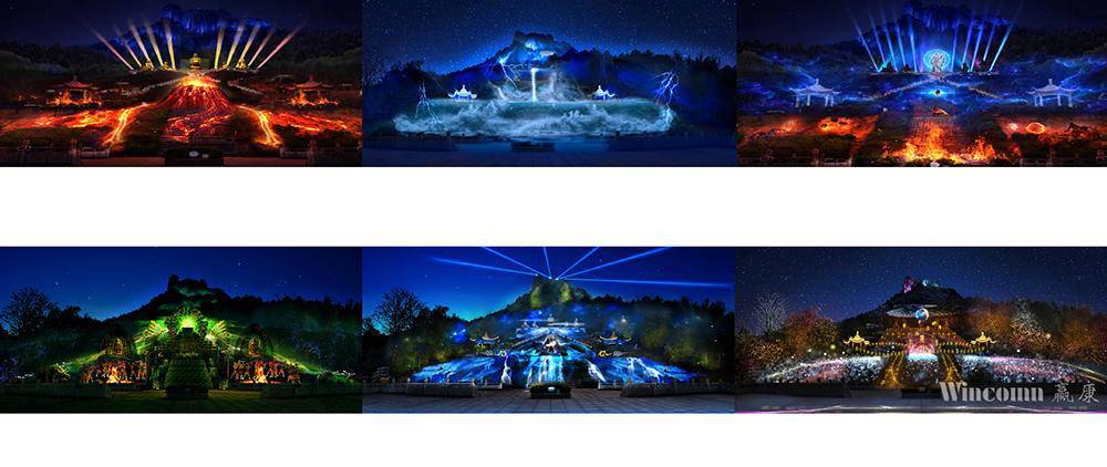 马仁奇峰奇妙夜正式开启，赢康为景区设计精品夜游项目