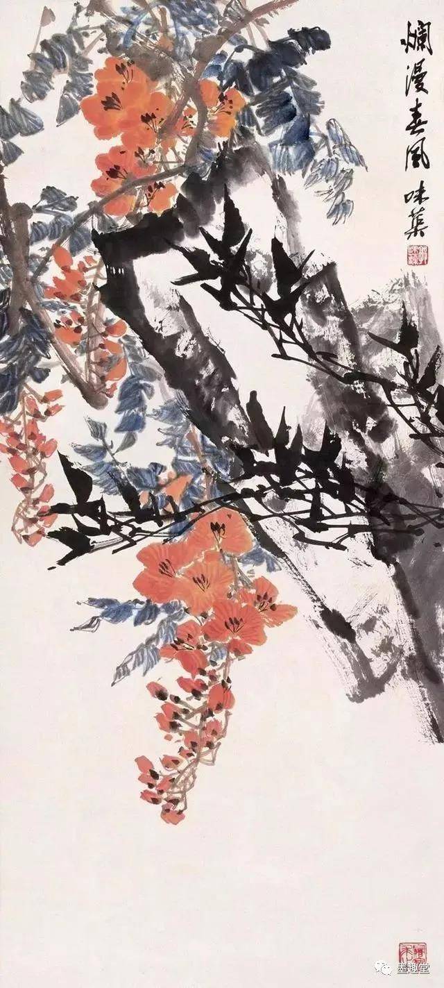 郭味蕖如何给写意花鸟画赋彩
