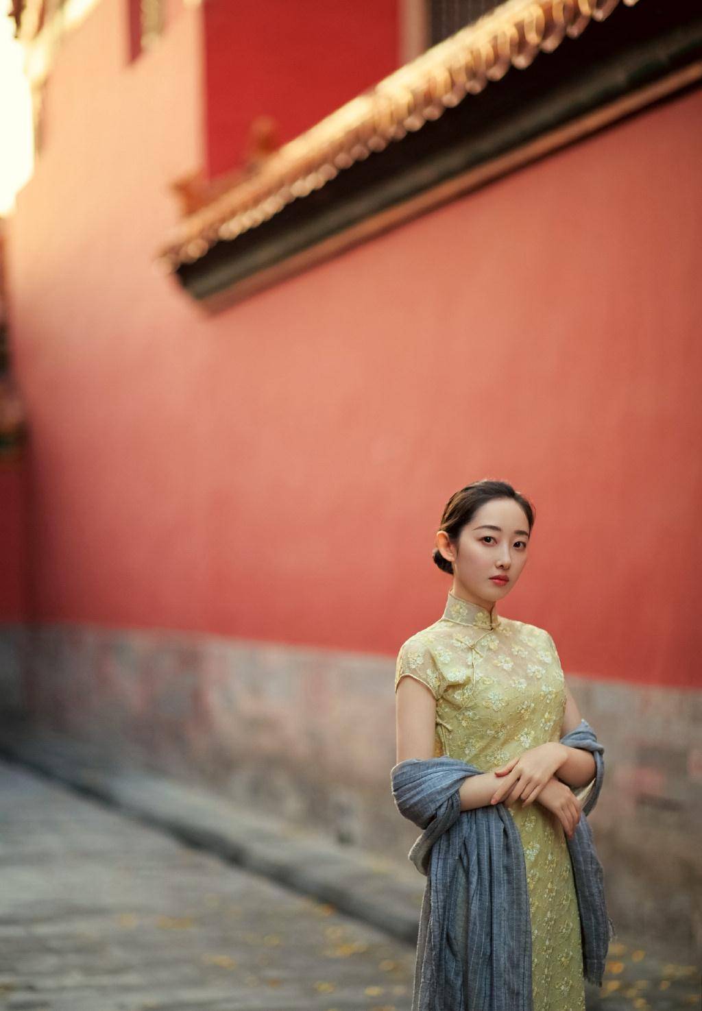 原创蒋梦婕就应该生活在民国穿旗袍美得惊艳时光尽显东方古典美