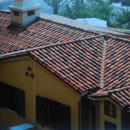屋面瓦翻新,一定要用陶瓦!_别墅