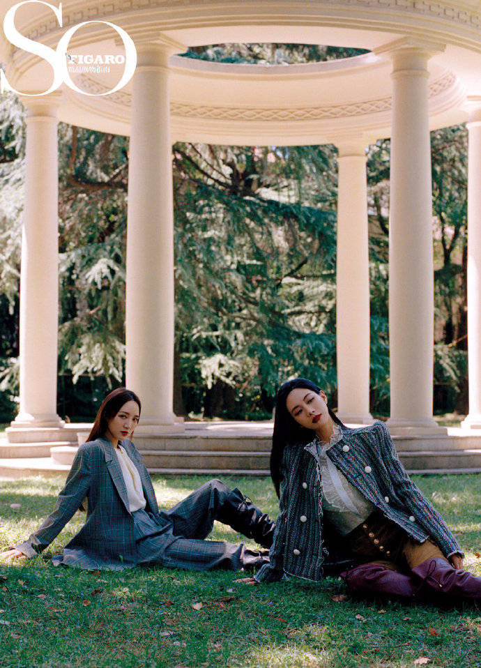 佳霏猫合体拍大片神仙友情令人羡慕