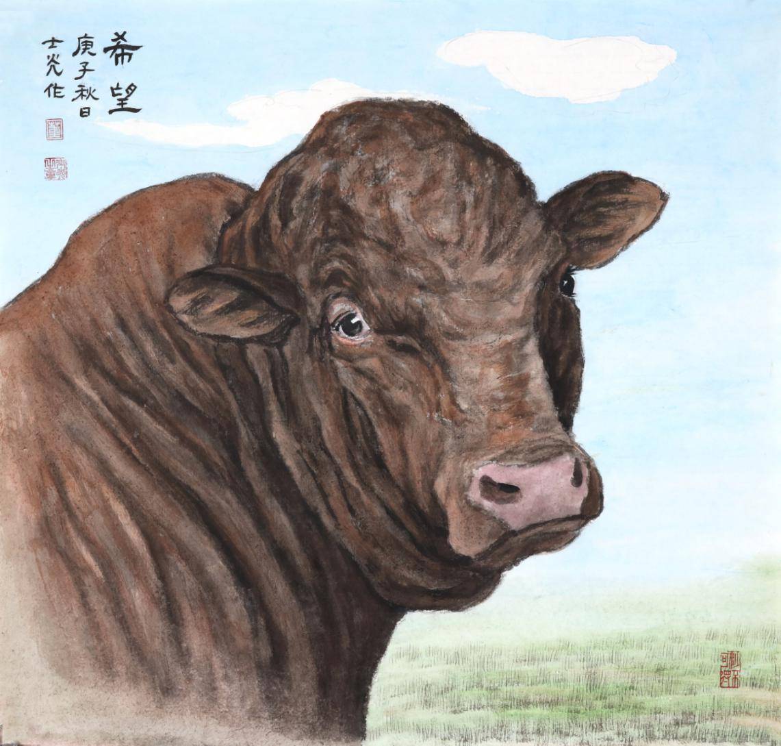 传承李氏画牛堪称一绝 世界级牛人 董士光——传