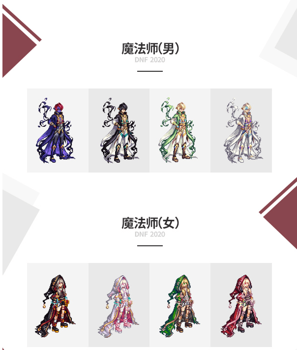 dnf2020国庆礼包以cos为主题时装外观与游戏里人或物的故事