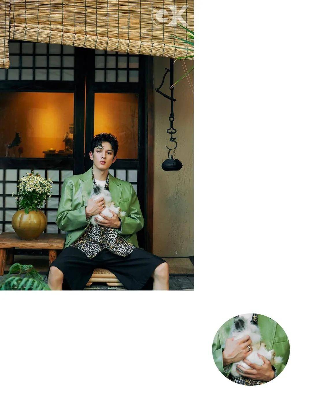 中的温柔学长刘羽白,正如他所扮演的不同的角色,在王润泽的帅气阳光的