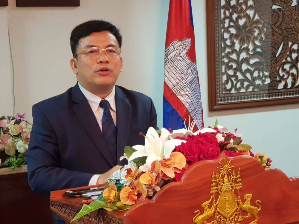 届满之际,印度驻柬埔寨大使玛尼卡·贾因将前往会见外交部部长巴速坤