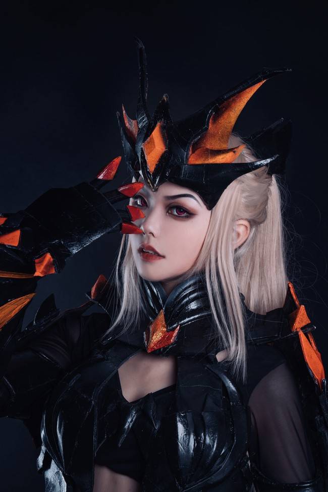 cos王者荣耀花木兰水晶猎龙者