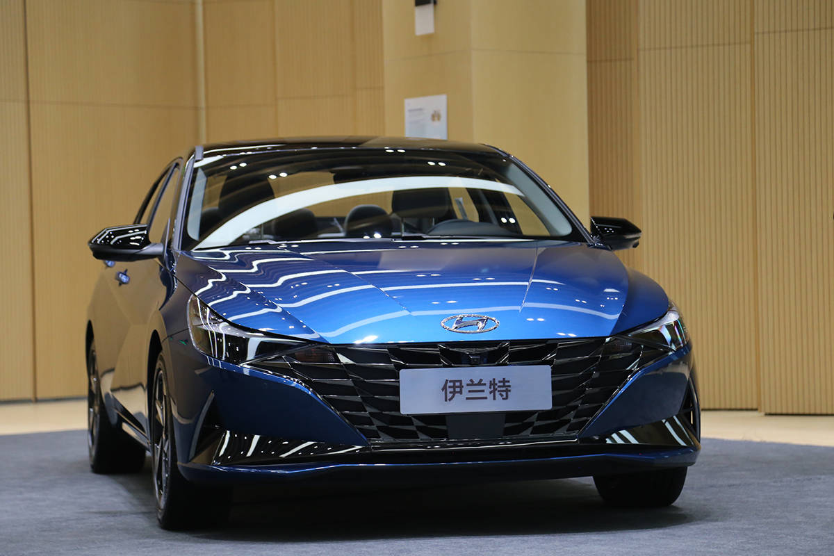 北京车展开启预售 北京现代第七代伊兰特实车亮相