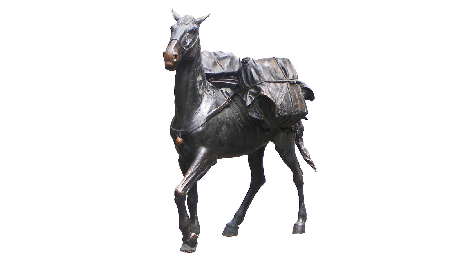 茶马古道主题雕塑再续千年的盛世繁景弘扬马帮背夫精神