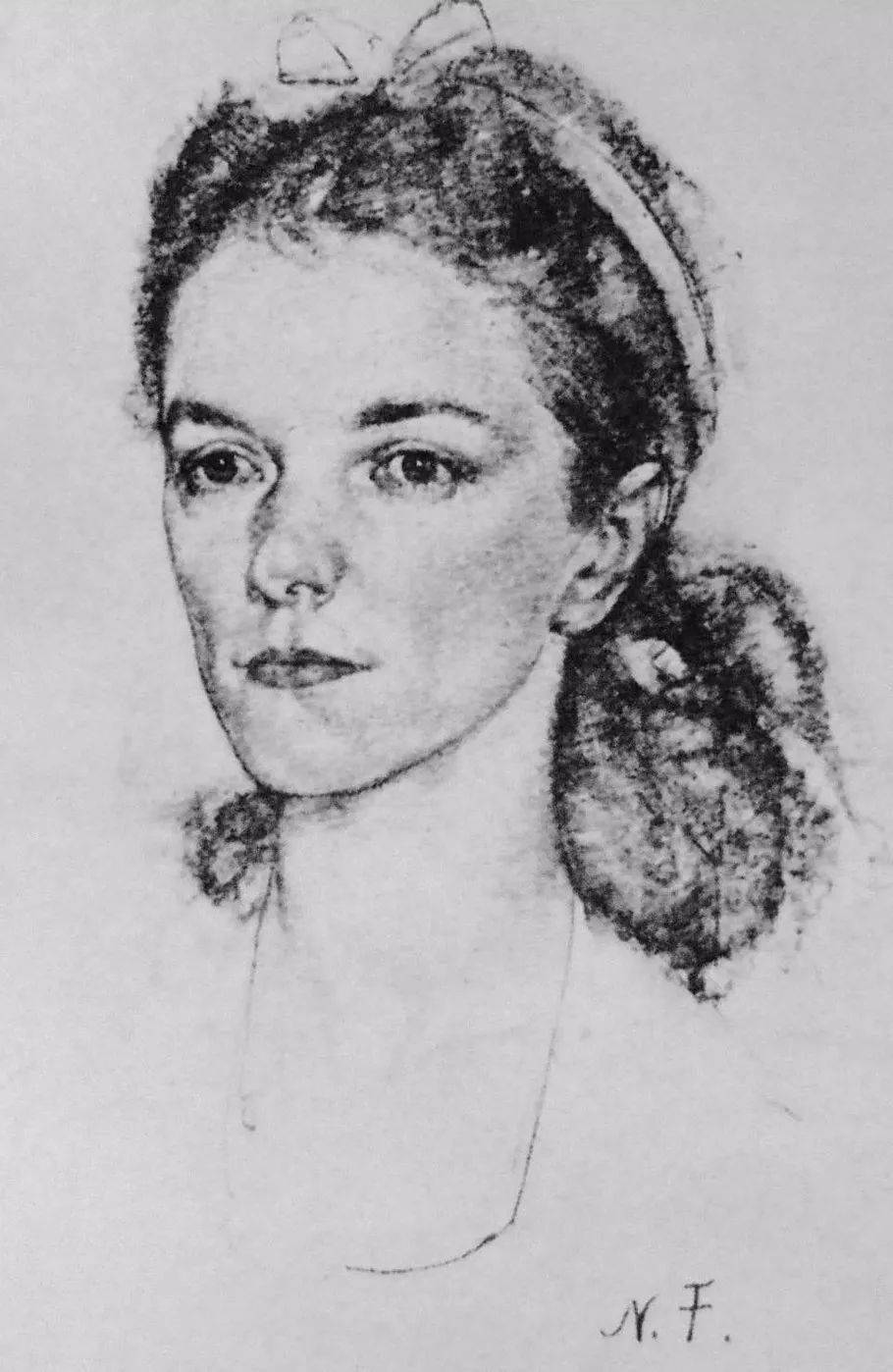 伟大的素描大师俄裔美籍画家尼古拉费钦素描作品欣赏