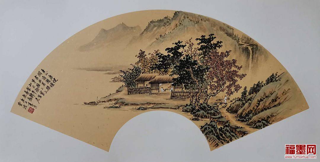 原创精品仿古山水画欣赏 美到心碎的小品画