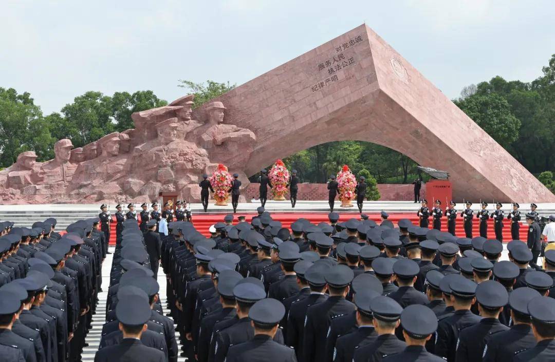广东公安英雄广场今日落成,向公安英烈致敬