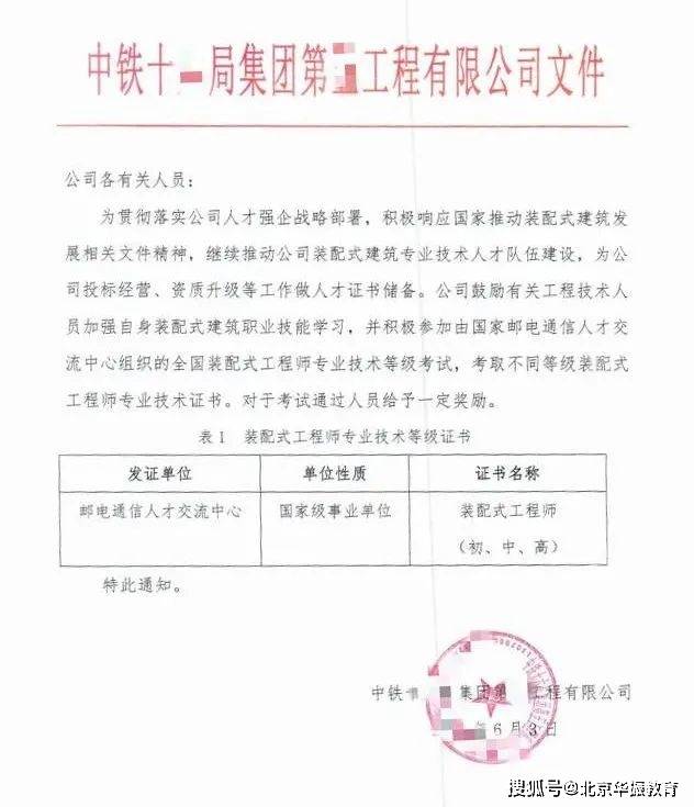 含金量升级!中建,中铁等发文鼓励考取装配式工程师证书!