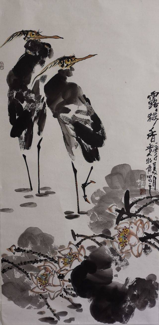 牧青海峡两岸一脉相承中国画名家走进李奇茂美术馆