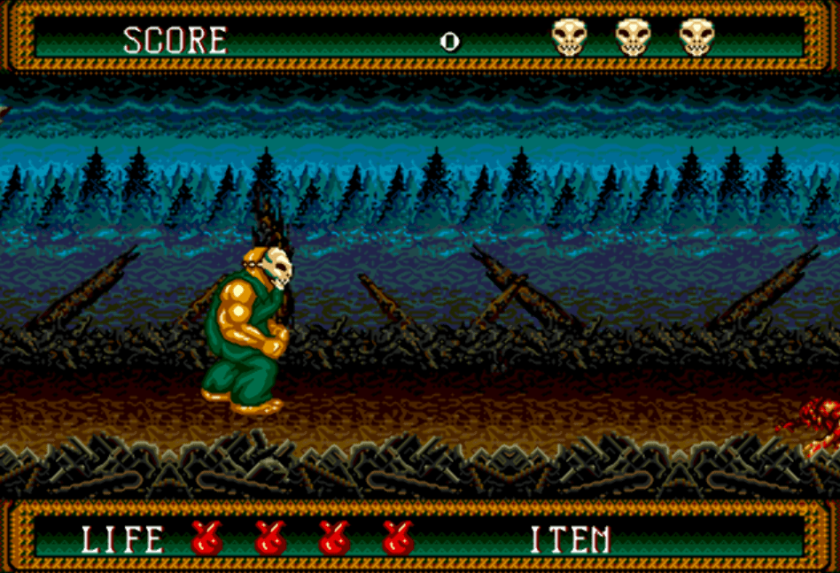 经典街机《腐尸之屋》的前世今生,被改造成魔物的女主结局怎样?