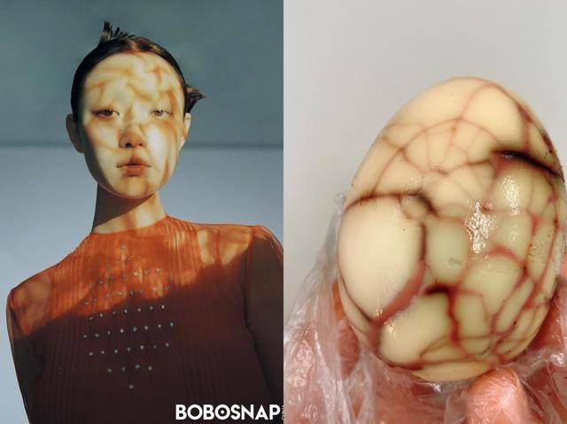 原创32岁倪妮无眉造型上热搜,意外撞脸卤蛋,网友:只有美女才敢这么搞