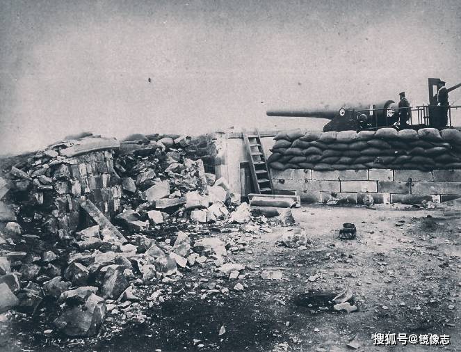 铭记历史中日甲午战争被攻陷的山东威海卫老照片