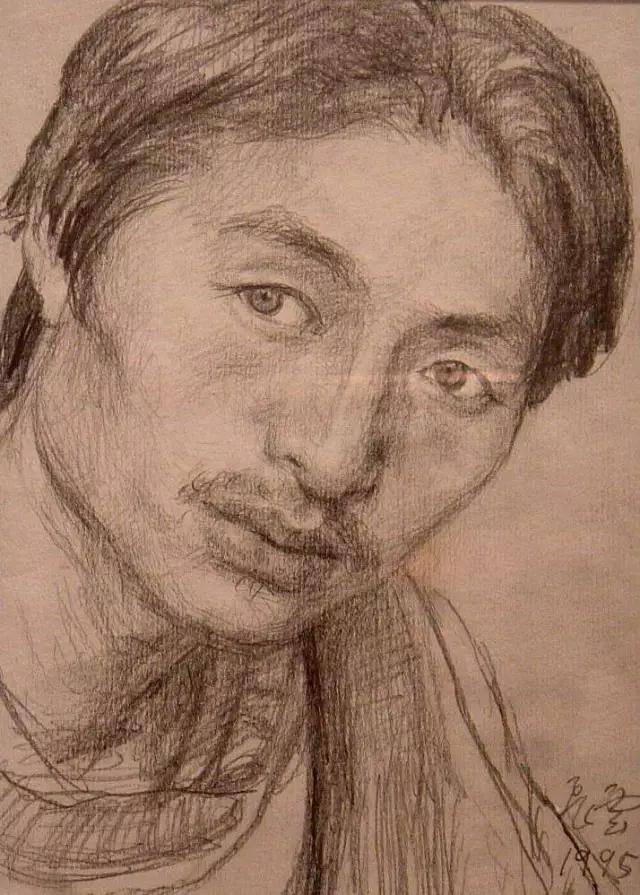 杨飞云素描作品_中国油画院