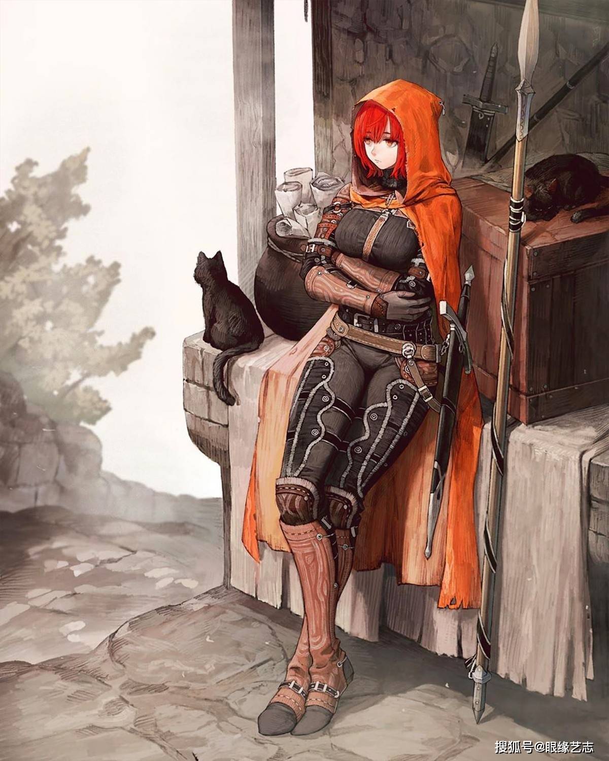 日系武姫少女:拒绝性感的冷兵器艺术,有温度的铠甲女骑士