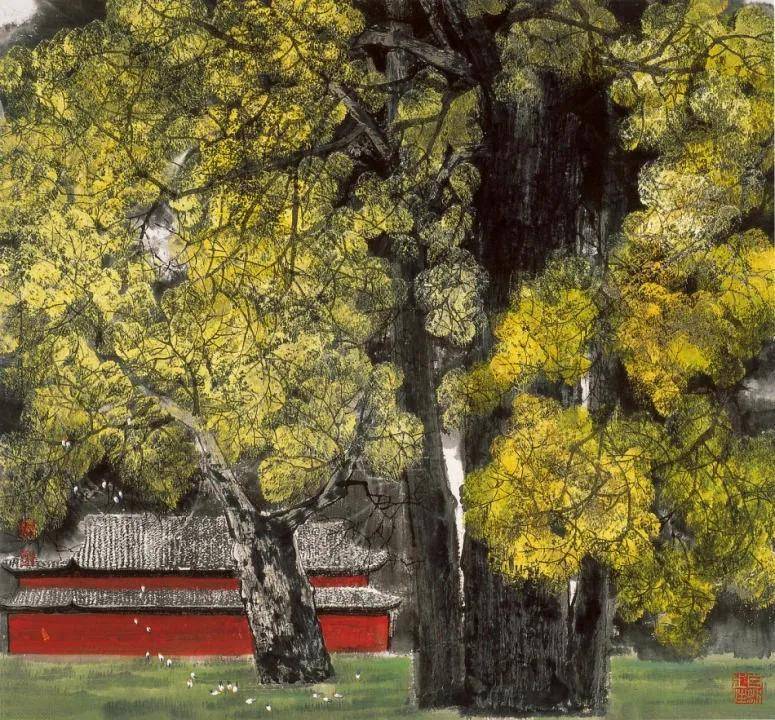 赵准旺笔下的北京城