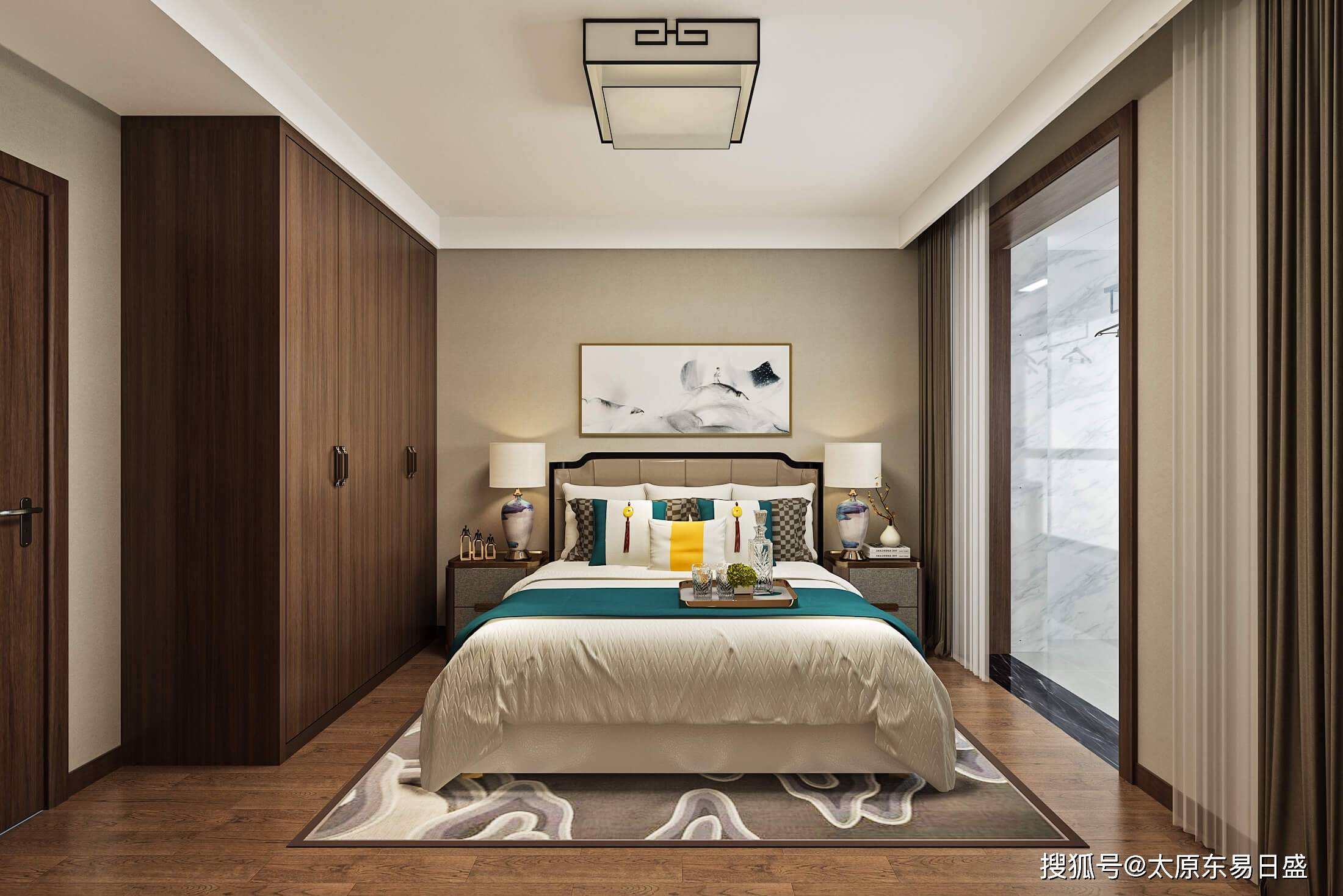 1/ 12 餐厅整个空间不做过多装饰,简洁大方,墙面为白色乳胶漆 ,餐桌也