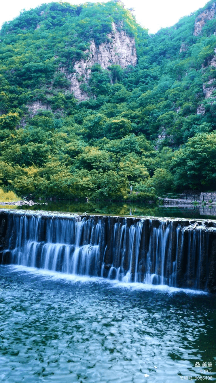 组图世外桃源洛阳青要山绿水青山新安和合塬