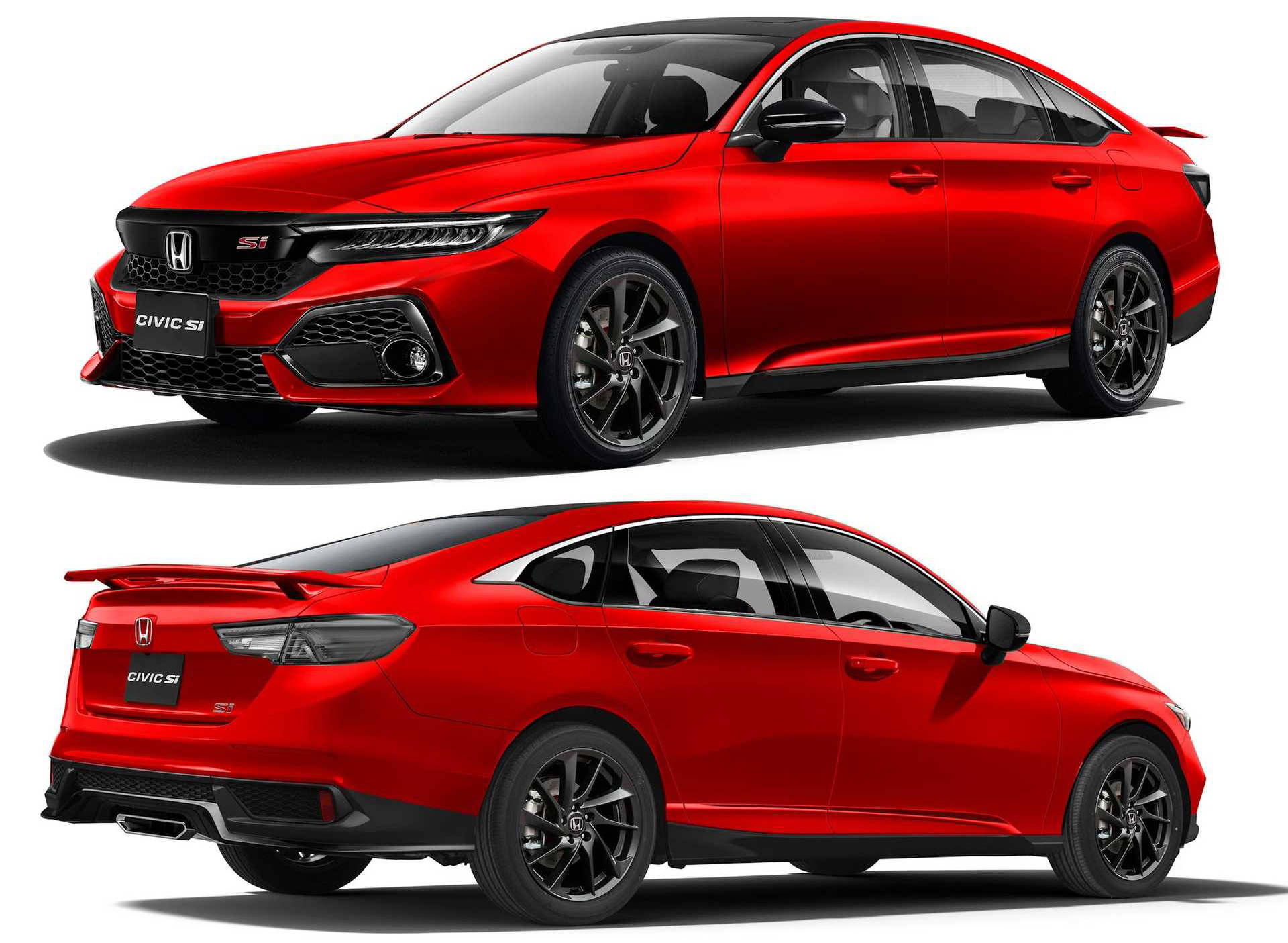 全新一代本田思域曝光简直就是缩小版雅阁