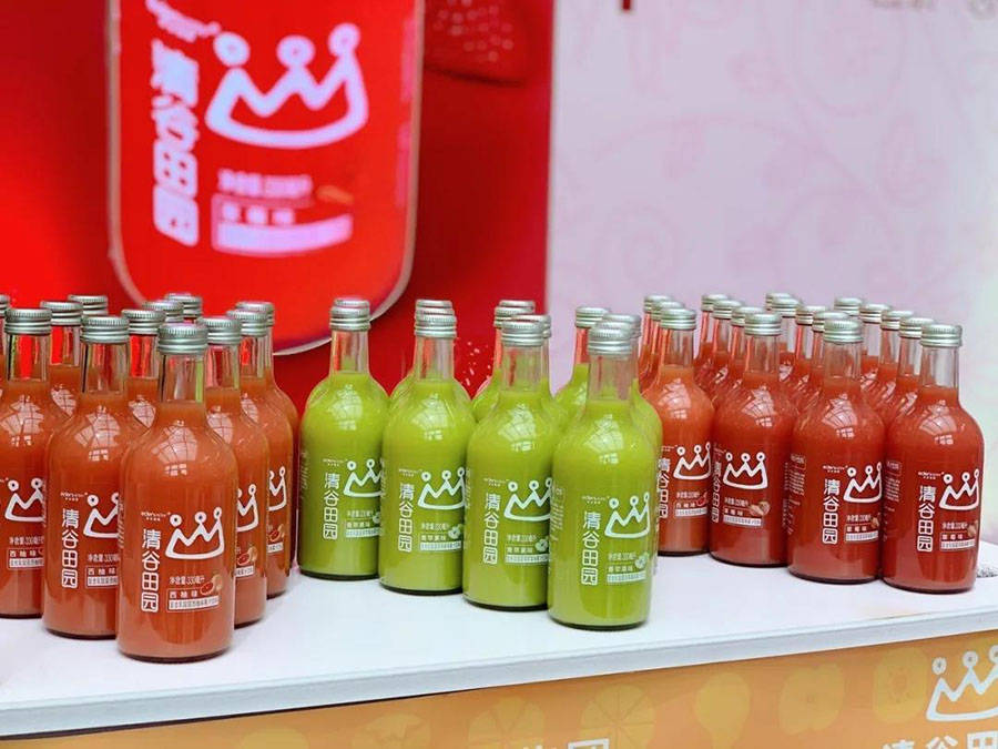 大口喝果汁年轻本多彩海升集团携畅销新品亮相全国糖酒会