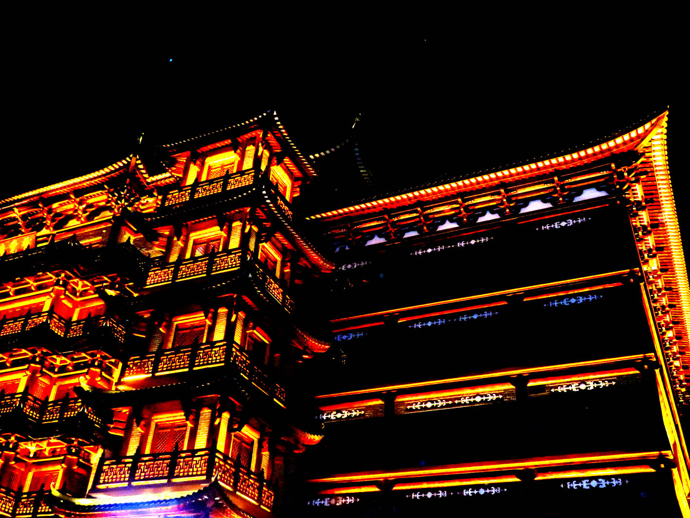 旅宿推荐人文摄影广州大佛寺夜景及北京路记录摄影徐晔