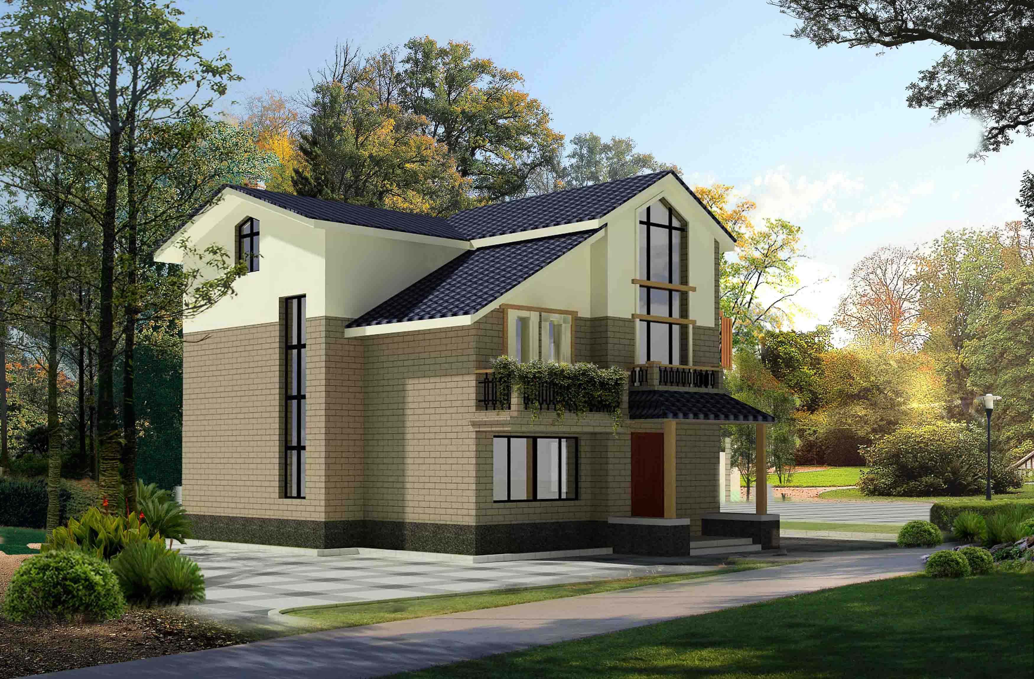 农村独栋别墅效果图,总有一款适合你,非常值得收藏