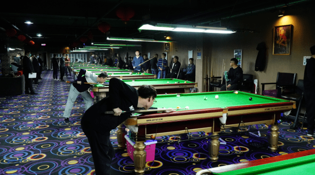 2020年体彩杯台球比赛120余名台球爱好者参加