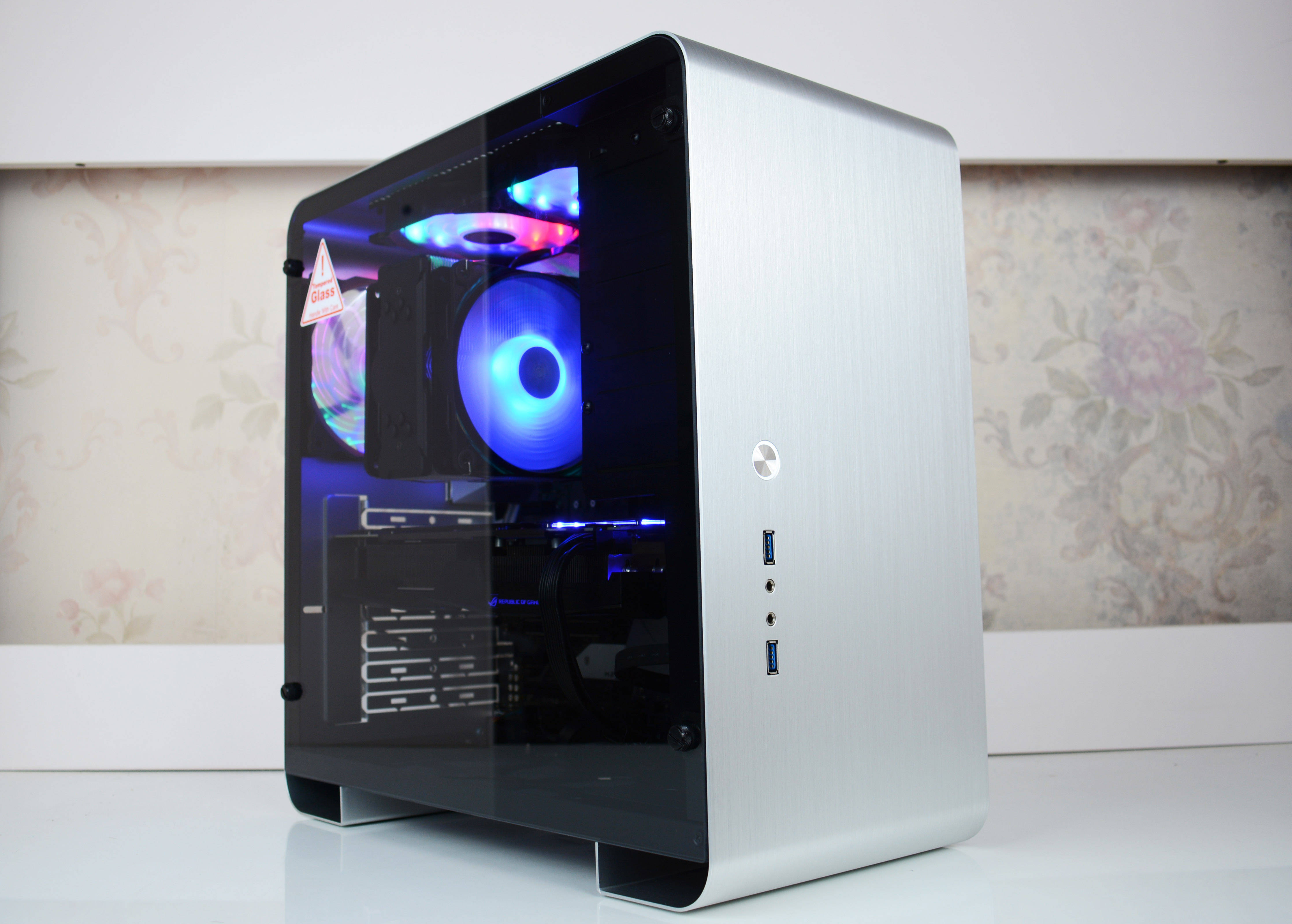 解毒,铝镁合金机箱有点靓,乔思伯u4 plus机箱 装机体验