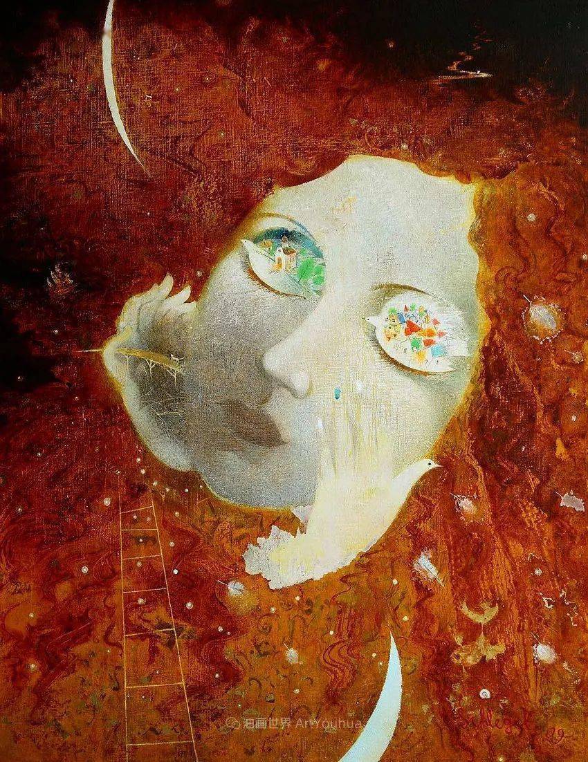 白俄罗斯画家技巧精湛,极显个性的创意油画作品欣赏