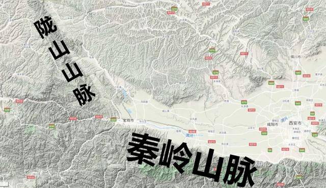 凉州和关中交界的这道陇山跟秦岭比较像,除了比秦岭窄一块以外,基本就