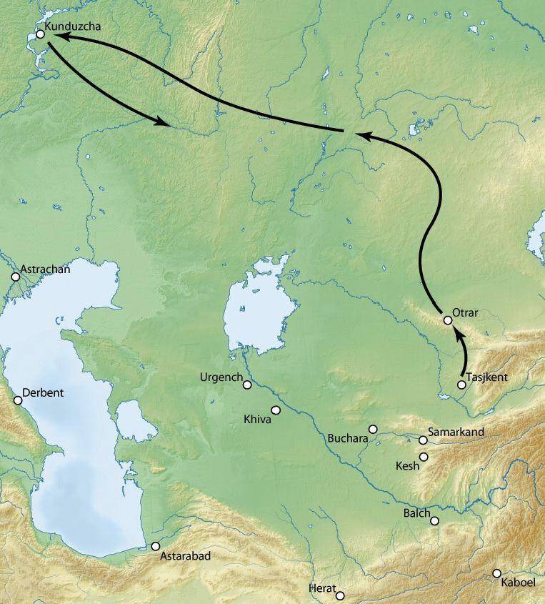 古比雪夫之战:一场跨越2000公里的追杀,帖木儿击败成吉思汗后裔_手机