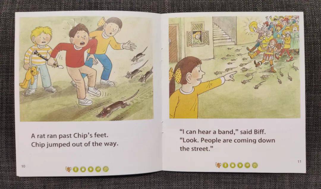 a rat ran past chips feet.chip jumped out of the way