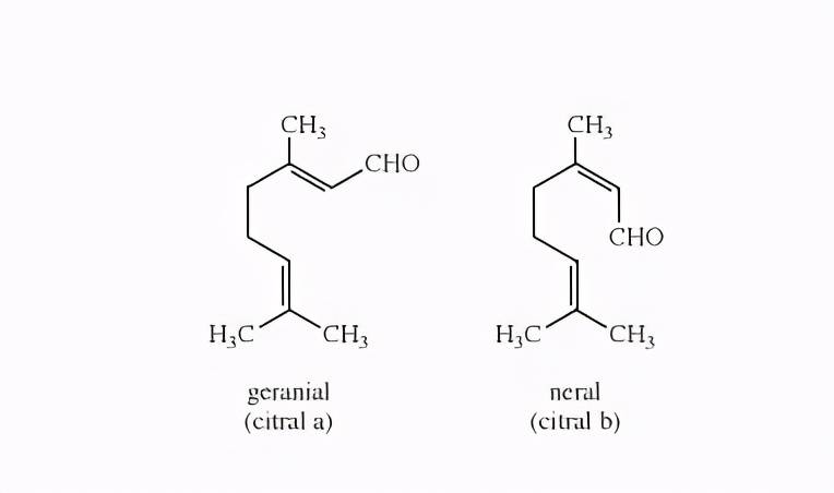 柠檬醛的化学结构