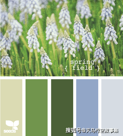 配色方案色彩搭配大全春天篇